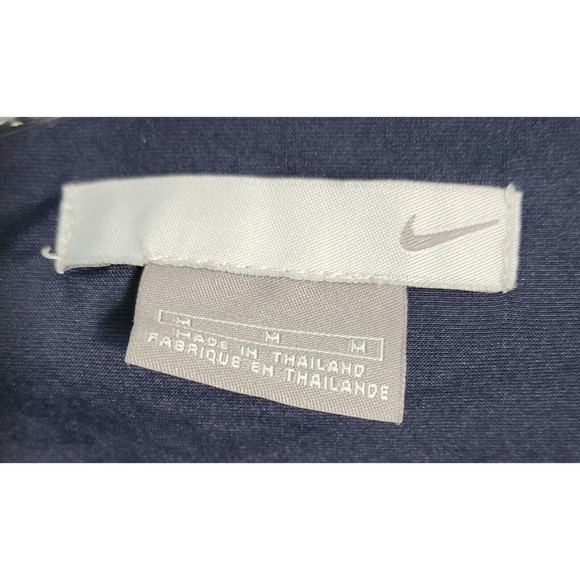 Nike Jacket Men's Medium Blue Windbreaker Warmup Zip Up Coat - Picture 3 of 5